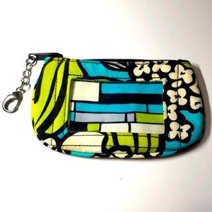 Vera Bradley Clip Zip ID Retired Pattern